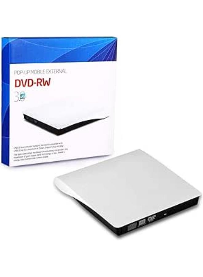 Pop-up Mobile External USB 3.0 External CD/DVD-RW DVD Writer Drive