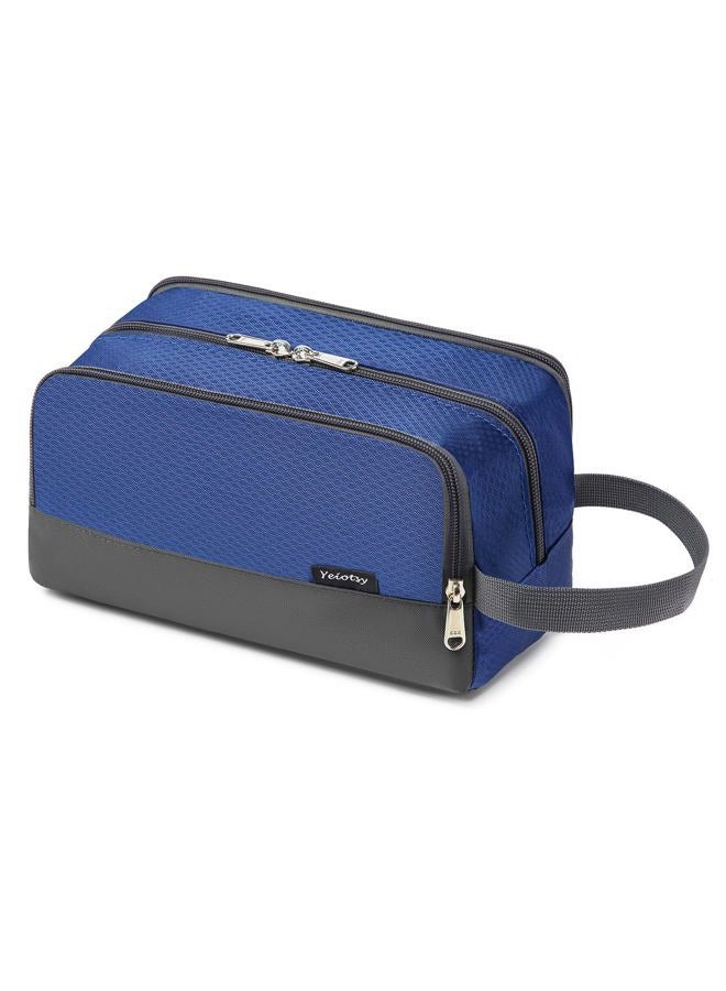 Yeiotsy (Sapphire) - Shower Caddy, Ultra-Light Mini Travel Toiletry Bag Wash Bag for Men & Women Overnight Trip (Sapphire) - Image 1