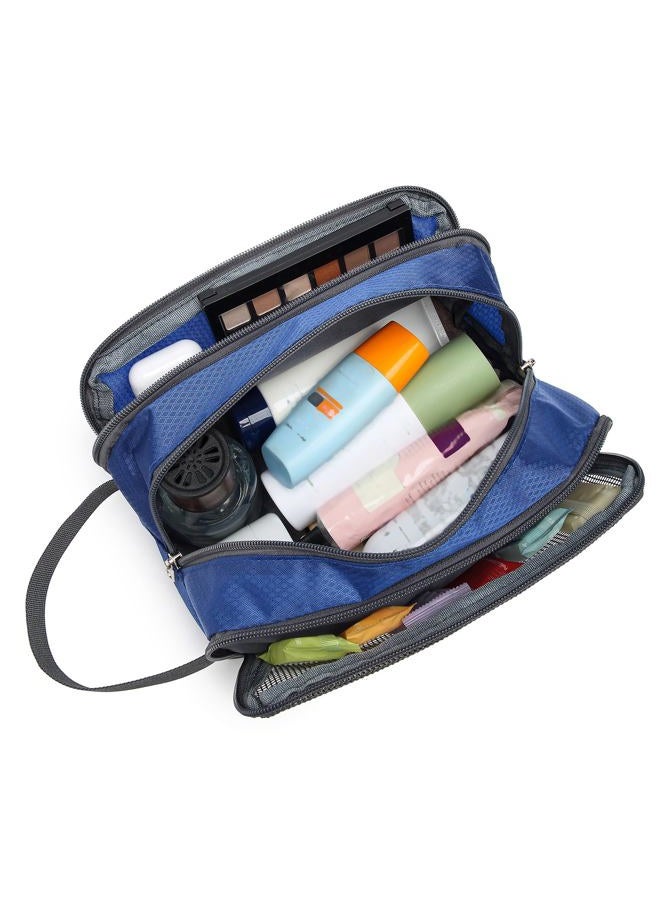 Yeiotsy (Sapphire) - Shower Caddy, Ultra-Light Mini Travel Toiletry Bag Wash Bag for Men & Women Overnight Trip (Sapphire) - Image 2