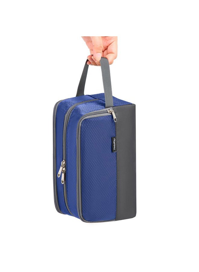 Yeiotsy (Sapphire) - Shower Caddy, Ultra-Light Mini Travel Toiletry Bag Wash Bag for Men & Women Overnight Trip (Sapphire) - Image 4