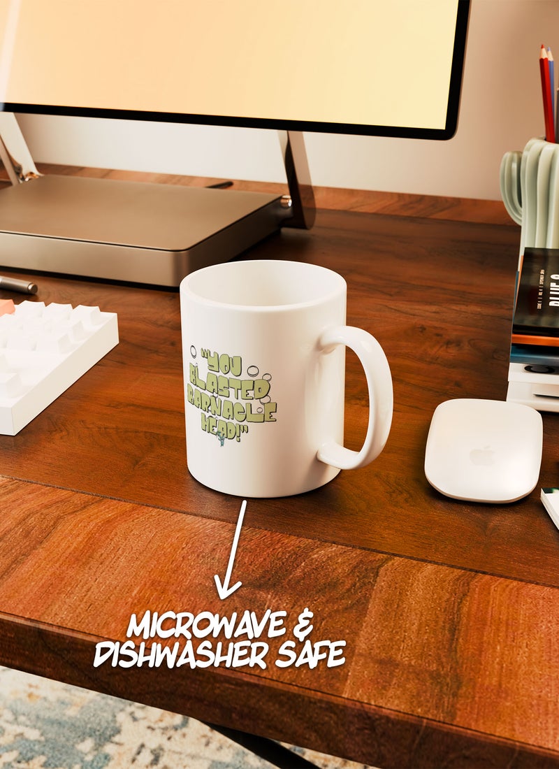 LOUD UNIVERSE White Ceramic Coffee Mug You Granacle Head Quote From Spongebob Squarepants Ceramic Tea Cup - Image 4