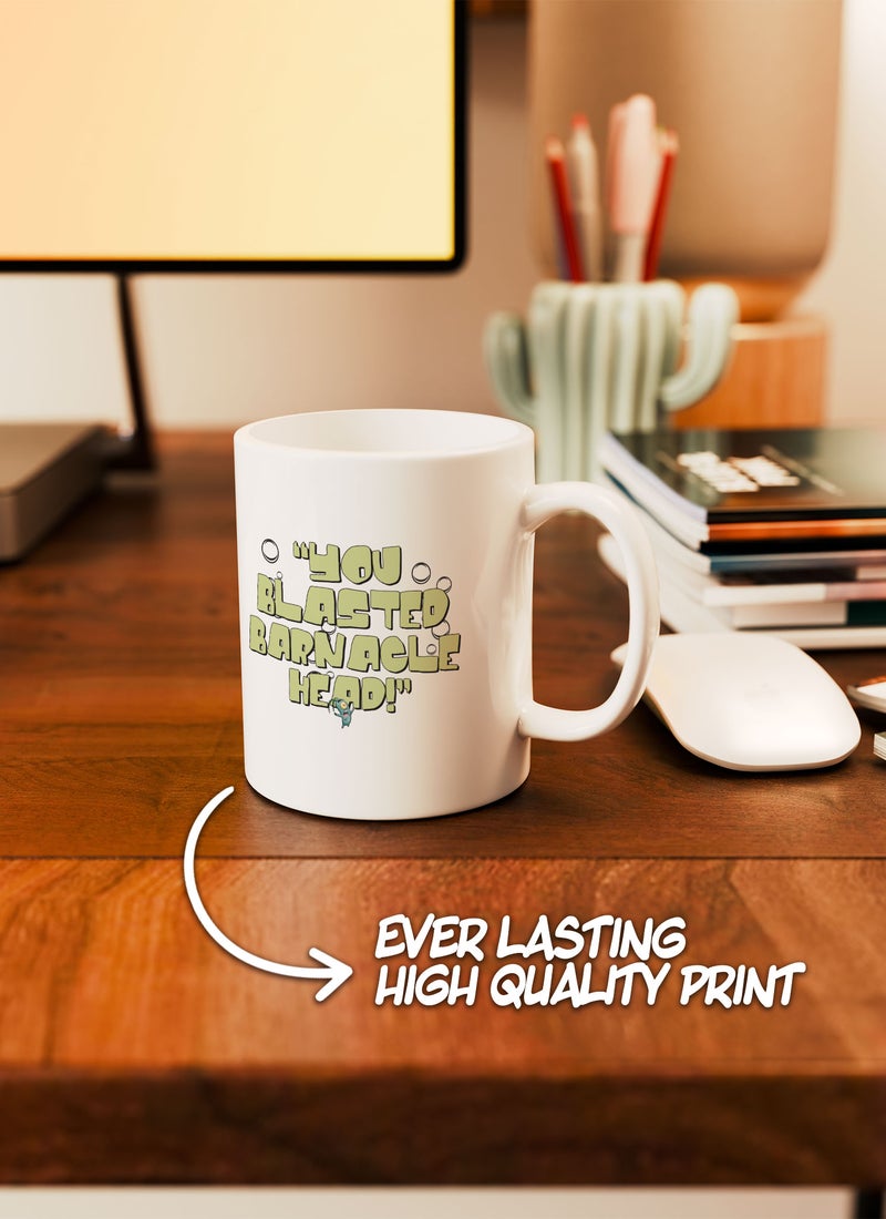 LOUD UNIVERSE White Ceramic Coffee Mug You Granacle Head Quote From Spongebob Squarepants Ceramic Tea Cup - Image 2