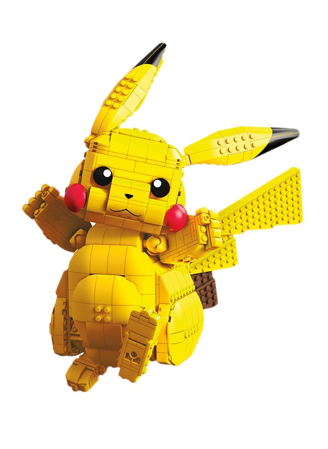 MEGA CONSTRUX Pokemon Jumbo Pikachu Construction Set with character figures, Building Toys for Kids 825 Pieces  - Image 4