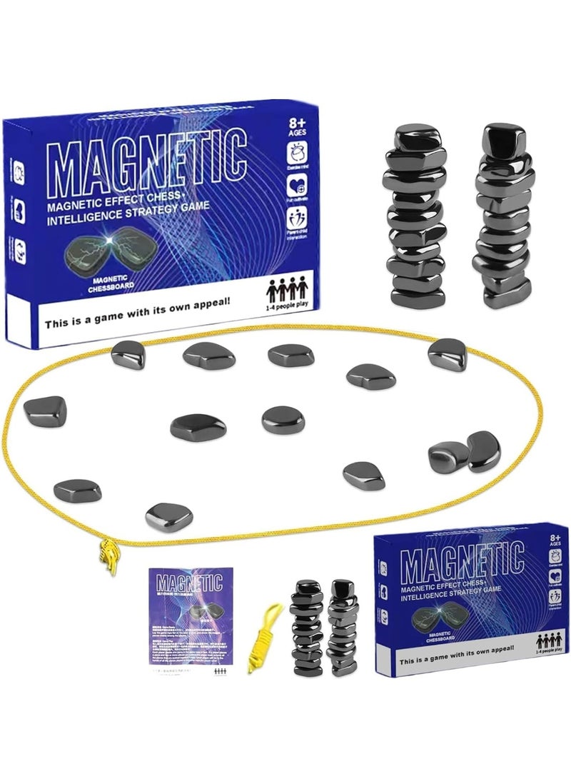 Magnetic Chess Game, Family Board Game Set for Kids and Adults, Tabletop Magnetic Strategy Game for Kids, Magnetic Chess Board for Thinking, Birthday Gift (Rope) - Image 1