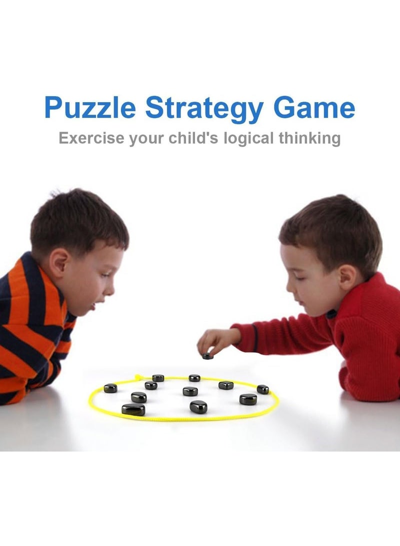 Magnetic Chess Game, Family Board Game Set for Kids and Adults, Tabletop Magnetic Strategy Game for Kids, Magnetic Chess Board for Thinking, Birthday Gift (Rope) - Image 5