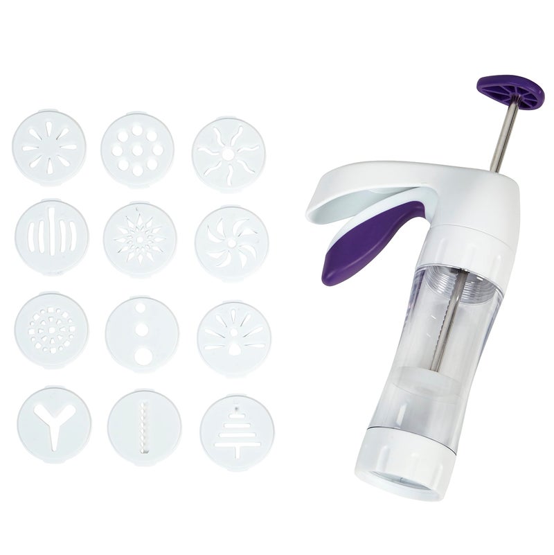 Wilton Wilton Simple Success Cookie Press, 13-Piece  - Image 1
