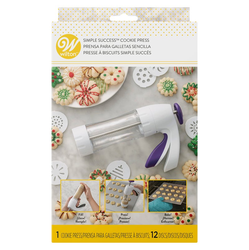 Wilton Wilton Simple Success Cookie Press, 13-Piece  - Image 2