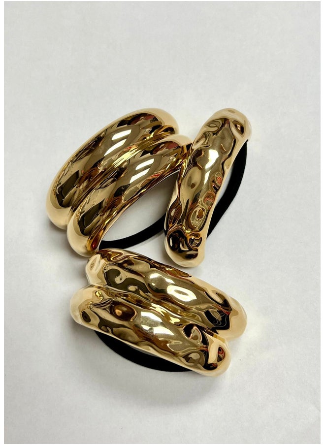 Urban Jewel - Single Gold Hair Tie 2.0 - Image 1