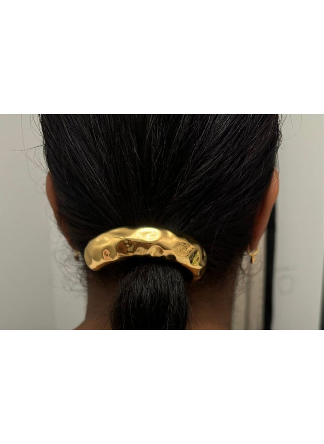 Urban Jewel - Single Gold Hair Tie 2.0 - Image 1