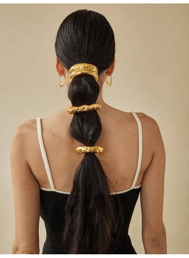 Urban Jewel - Single Gold Hair Tie 2.0 - Image 1