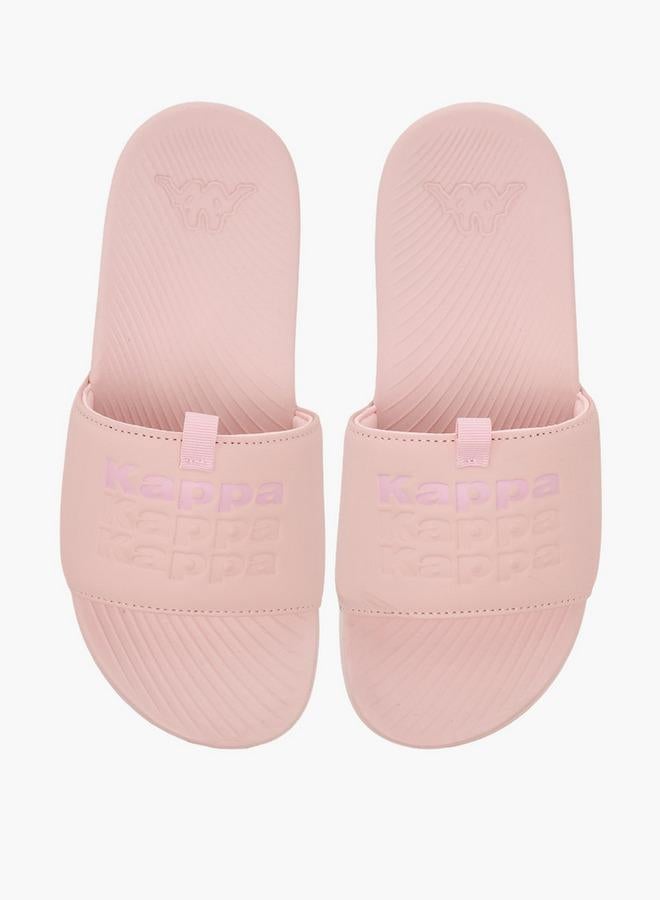 Kappa Women Logo Embossed Slides - Image 1