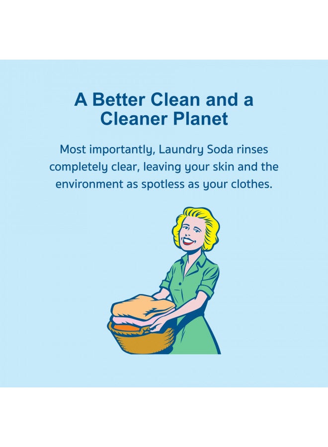 Nellie's Nellie's Laundry Soda - Concentrated Laundry Detergent Powder -Bulk 500 Loads - Eco-Friendly, Biodegradable, Vegan, Hypoallergenic, Fragrance-Free, and Non-Toxic Formula  - Image 2