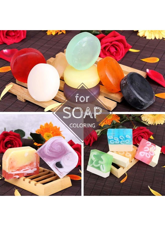 DecorRom 20 Color Bath Bomb Soap Dye - Liquid Food Grade Soap Coloring for DIY Soap Making, Slime Supplies, Handmade Bath Bombs - Vibrant Rainbow Skin Safe Bath Bomb Colorant for Bath Bomb Supplies Kit, Crafts - Image 3