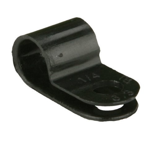 Install Bay BCC38 3/8-Inch Cable Clamp, Black (100-Pack) - Image 2