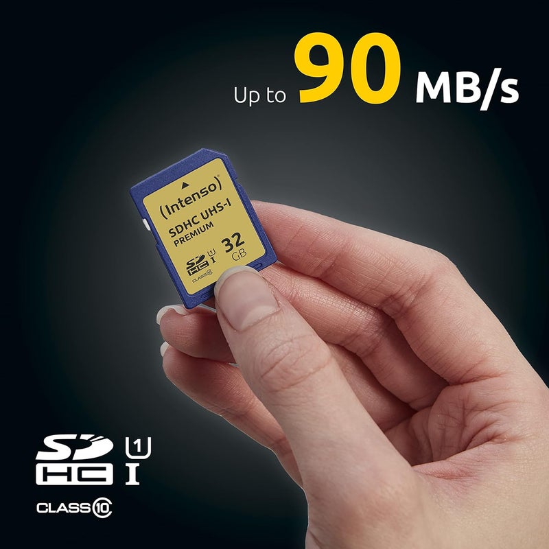 Intenso 3421480 UHS-I 32GB Grade 10 SD Memory Card, Black - Image 4