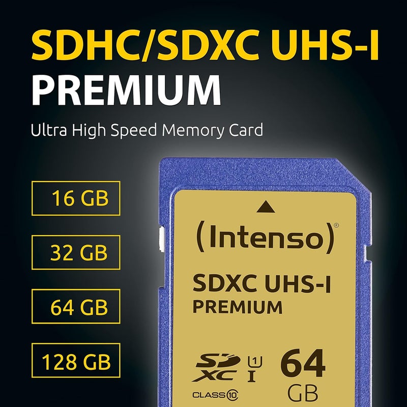 Intenso 3421480 UHS-I 32GB Grade 10 SD Memory Card, Black - Image 3
