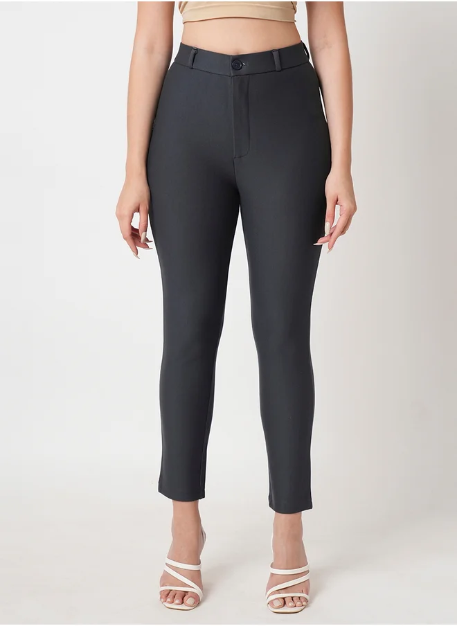 globus Globus High-Rise Stretchable Skinny Fit Trousers