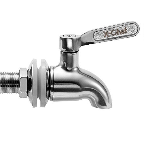 X-Chef Beverage Dispenser Spigot Replacement, Stainless Steel Metal Spigot for Glass Jar & Drink Dispenser - Image 5
