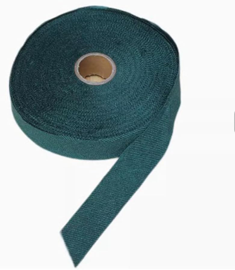 Dark Green Rolled Edge Fabric Strip For Handmade Cotton Shoes And Slippers - Image 2