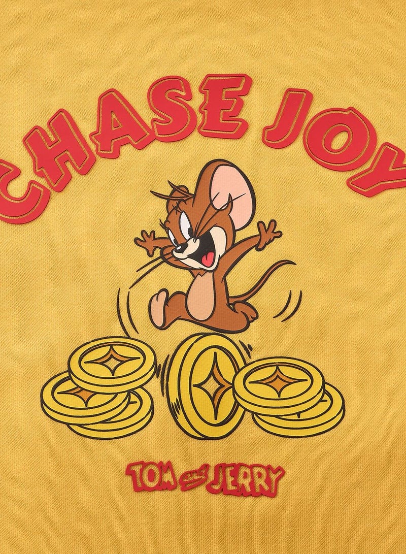 GIORDANO Women Tom & Jerry Crew Neck Sweatshirt - Image 4