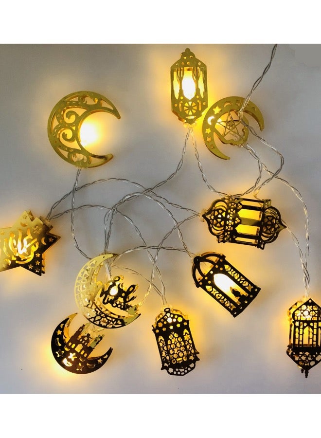 Generic 10LEDs 2meter Decorative String Light for Indoor and Outdoor,2AA Battery Box  - Image 3