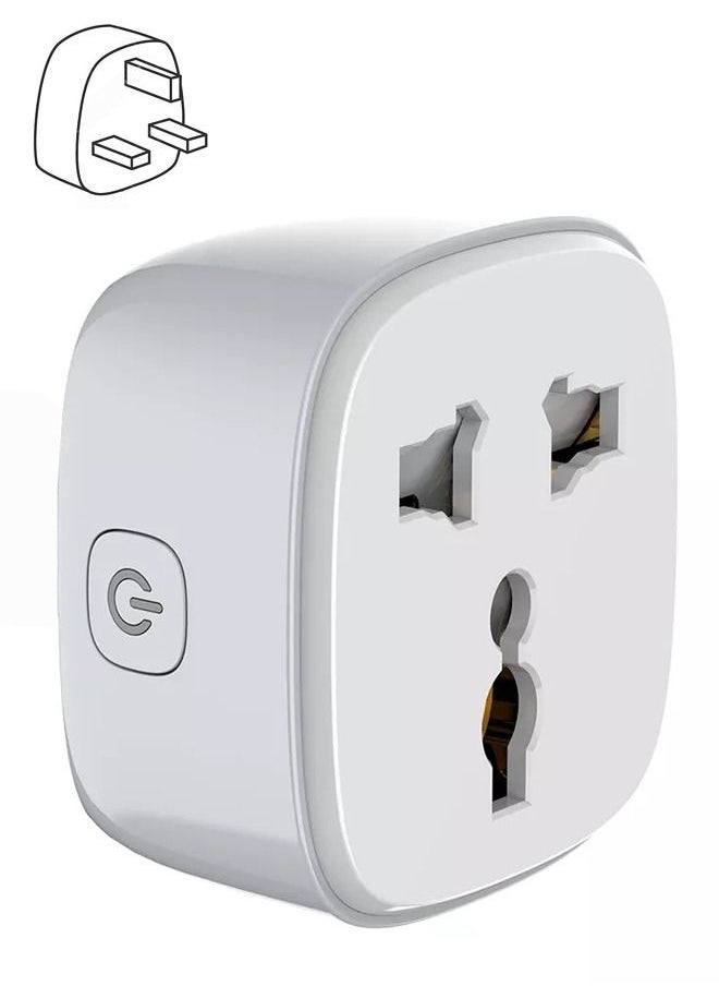 LDNIO - SCW1050 Wifi Smart Remote Control Wall Mini charger With Switch Button 2500 W 2.4 GHz WiFi Timer Plug - Image 1