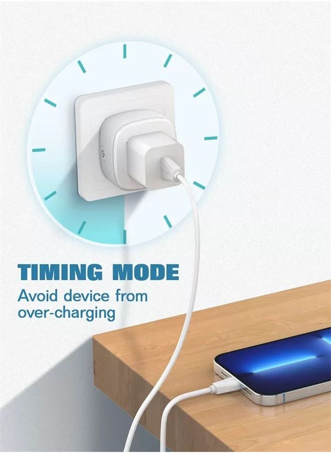 LDNIO - SCW1050 Wifi Smart Remote Control Wall Mini charger With Switch Button 2500 W 2.4 GHz WiFi Timer Plug - Image 1