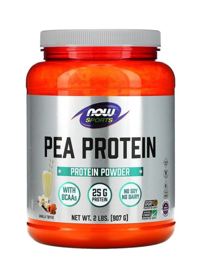 Now Foods Pea Protein Vanilla Toffee - Image 1