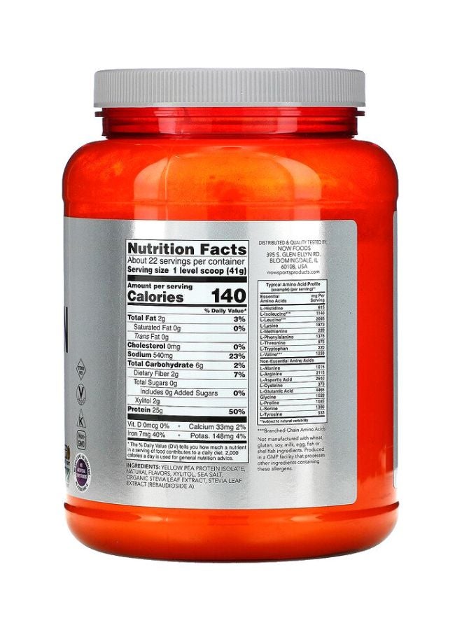 Now Foods Pea Protein Vanilla Toffee - Image 2