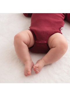 Owli CozyBlend Modal Baby Set Claret Red  - Image 5