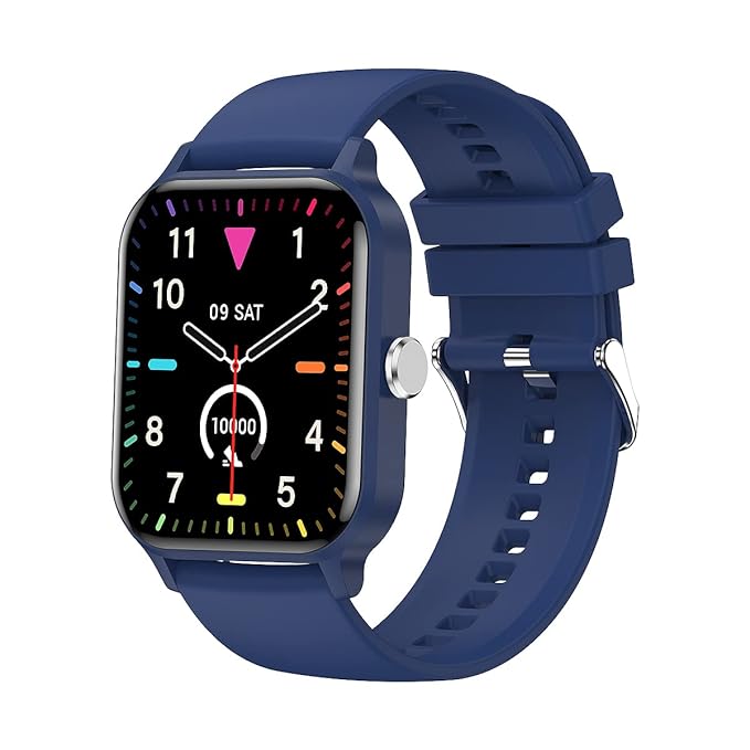 Minix مجدد - ساعة ذكية بشاشة تعمل باللمس بالكامل HD بحجم 1.85 بوصة - زرقاء - Image 1