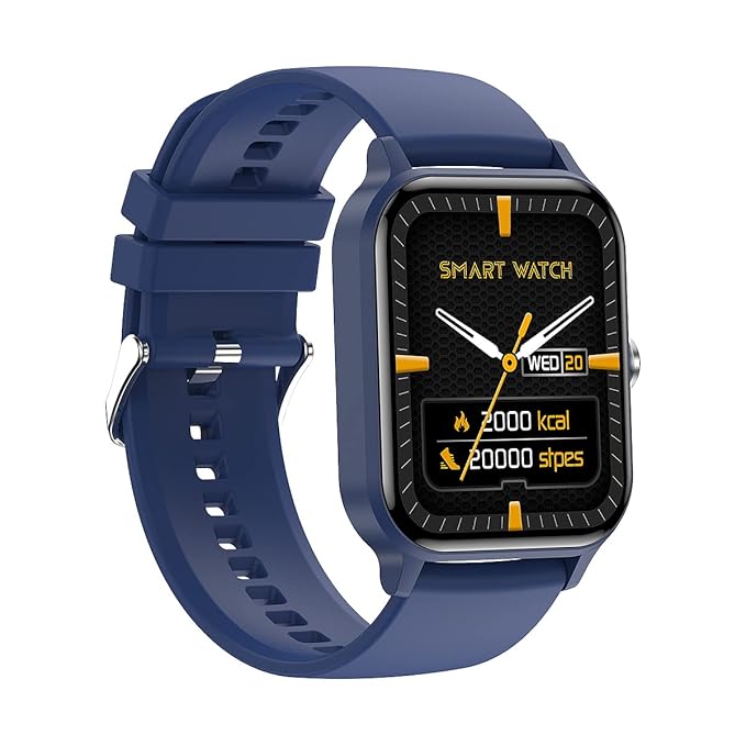 Minix مجدد - ساعة ذكية بشاشة تعمل باللمس بالكامل HD بحجم 1.85 بوصة - زرقاء - Image 2