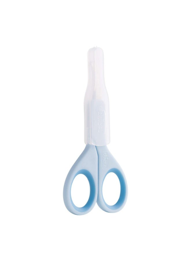 Chicco Baby Nail Scissor with Rounded Blade Ends for Safety, Easy Grip Handle, Grooming Accessory for Newborn Babies 0m+ (Blue) - Image 3