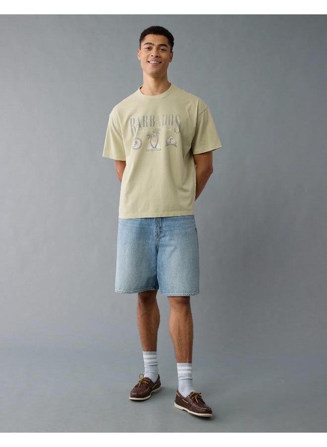 American Eagle - AE Boxy Destination Graphic T-Shirt - Image 1