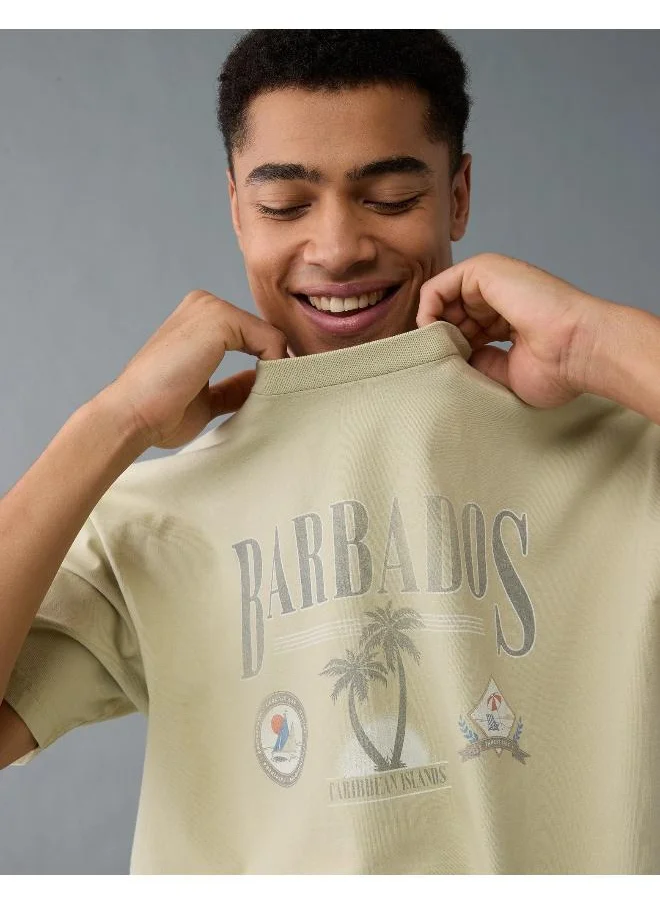American Eagle AE Boxy Destination Graphic T-Shirt