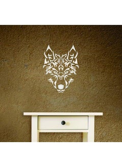 Usnyabni Wolf Stencil - 4.5 x 6 inch (S) - Reusable Animal Artic Wolf Head Wall Stencil Template - Use on Paper Projects Scrapbook Journal Walls Floors Fabric Furniture Glass Wood etc.  - Image 4