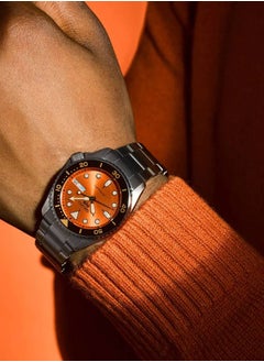 5 Sports Automatic Orange Dial Stainless Steel Men's Watch SRPK35K1