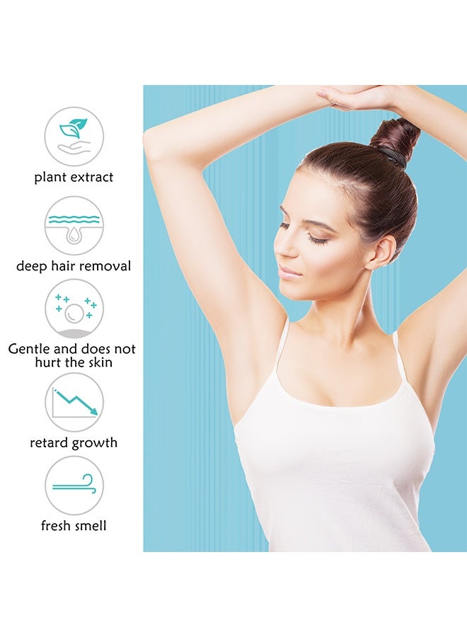 ويست اند مانث بخاخ إزالة الشعر ، بخاخ إزالة الشعر غير المؤلم ، بخاخ إزالة الشعر اللطيف ، بخاخ إزالة الشعر السريع المنعش ، إزالة الشعر الآمن للإبط والصدر والظهر والساق والجزء الخاص - Image 2