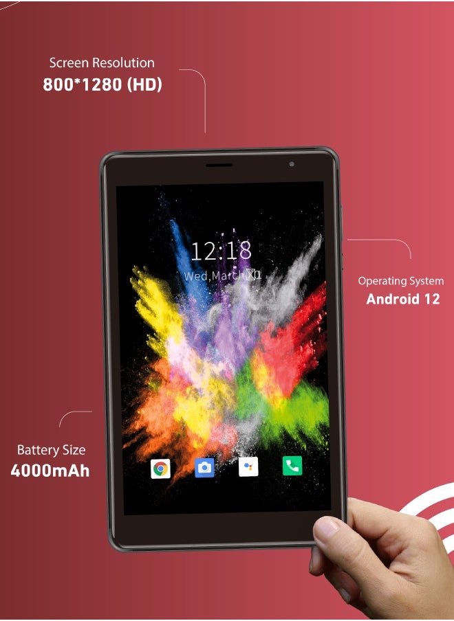 Smart Tablet XPlay 8 Inch 64GB 4GB RAM WIFI Data-SIM Android OS Zoom Bluetooth Dual SIM Quad Core CPU Type-C Charger from Holo