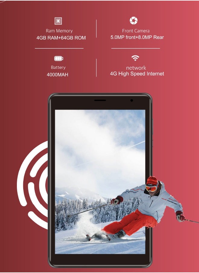 Smart Tablet XPlay 8 Inch 64GB 4GB RAM WIFI Data-SIM Android OS Zoom Bluetooth Dual SIM Quad Core CPU Type-C Charger from Holo