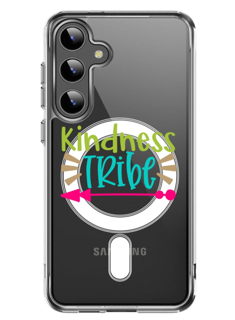 Theodor Magnetic Case for Samsung Galaxy S24 Plus 6.7-inch Compatible with MagSafe Wireless Charging, Shockproof Phone Bumper Cover Kindness Tribe copy - Image 1
