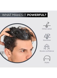 The Man Company Antigraying Hair & Beard Cream For Men ; Delays Grays ; Nourishes ; Styles ; Boosts Confidence ; Toxinfree ; All Hair Types 75 G  - Image 5