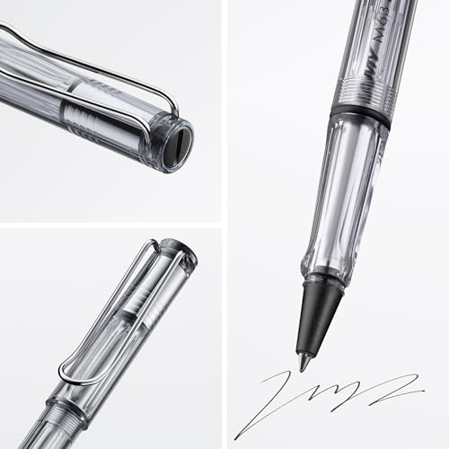 Lamy safari vista - Rollerball Pen with ergonomic grip & line width M - for pleasant long writing - made of robust ASA plastic - including rollerball refill M 63 in blue - Image 2