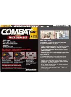 Combat Combat Max 12 Month Roach Killing Bait, Small Roaches 18 Bait Stations  - Image 2