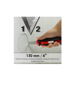 Beorol Beorol Double Sided Drywall Hand Sharp Pro Jab Saw with Ergonomic Soft-Grip Handle (6in)  - Image 3