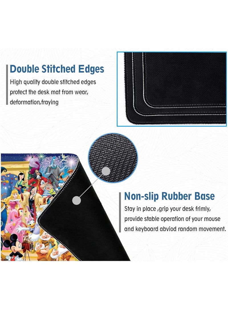 لوحة ماوس كبيرة لوحة ماوس ألعاب كبيرة 30 سم × 70 سم × 2 مم لوحة مفاتيح كمبيوتر ماوس حصيرة قاعدة مطاطية غير قابلة للانزلاق ومناسبة للاعبين والمكتب المنزلي والدراسة والعمل - Image 3