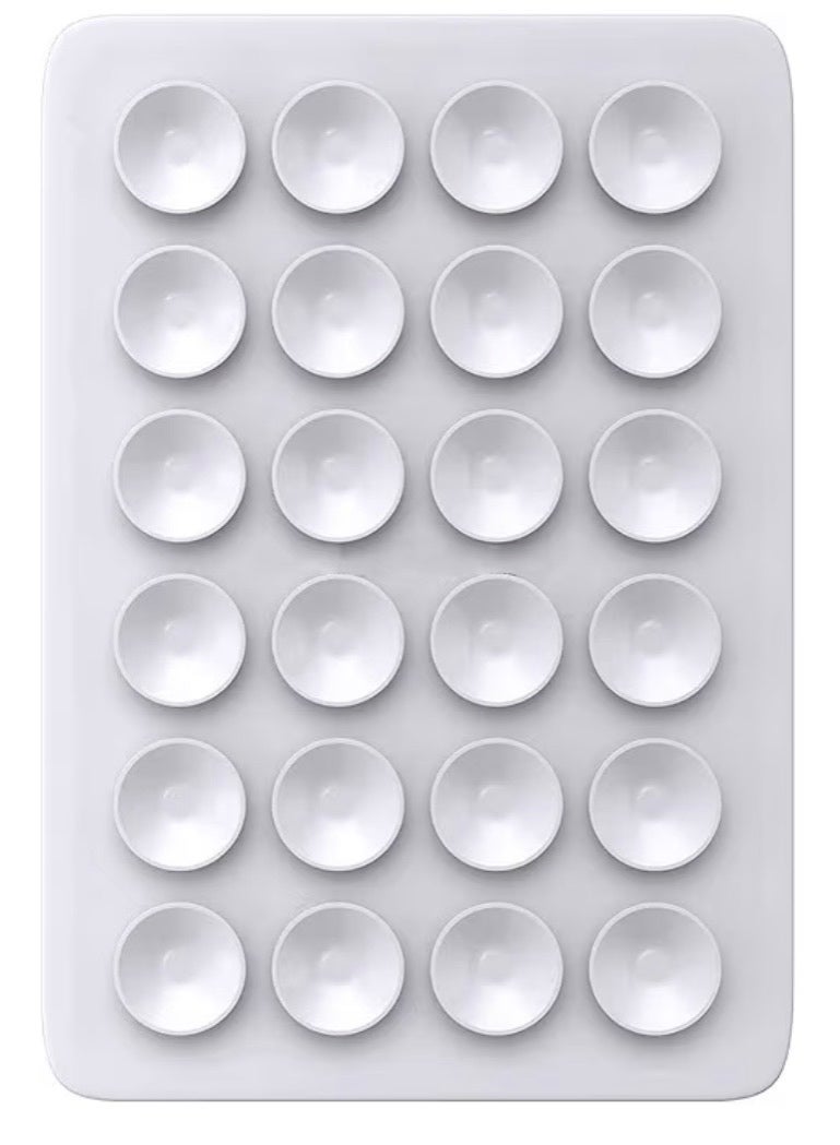 Silicone phone holder Suction - white - Image 1