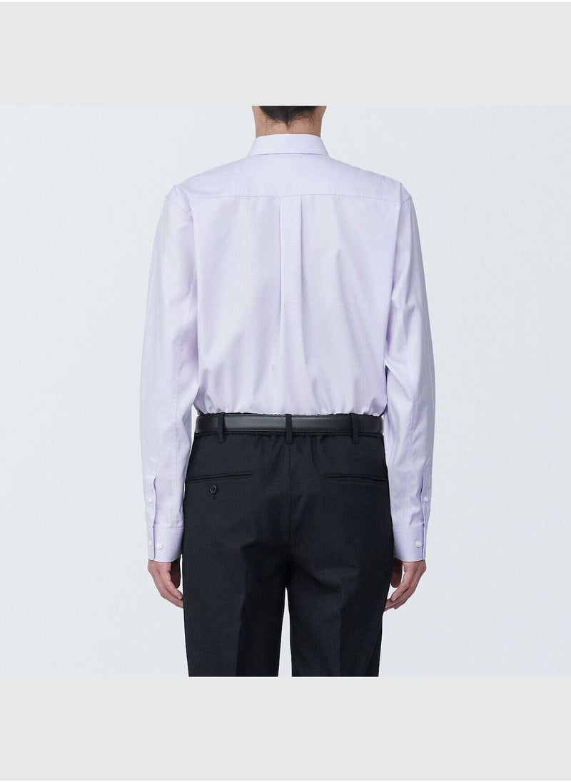 MUJI Non-Iron Button Down Collar Long Sleeve Shirt  - Image 3