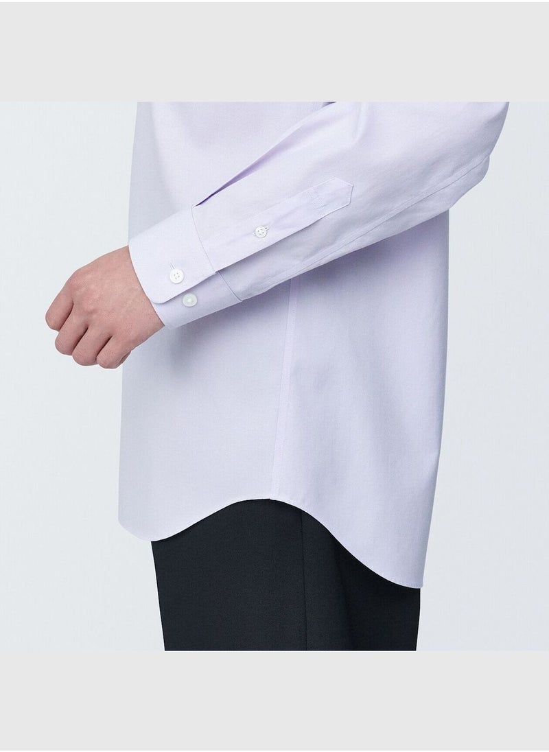 MUJI Non-Iron Button Down Collar Long Sleeve Shirt  - Image 5