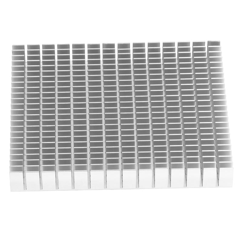 White Aluminum Heat Sink CPU Cooler 150x120x20mm High Power Cooling Block for Amplifier PCB - Image 5